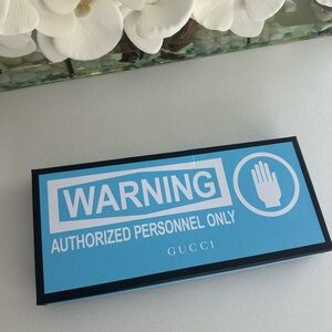 RARE Gucci Blue Authorized Personnel Box